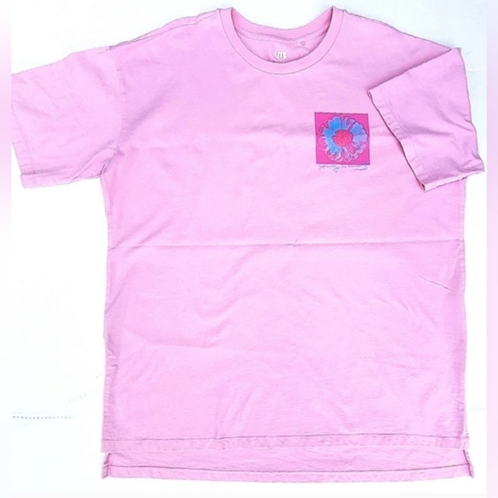 Andy Warhol Pink Pop Art T-Shirt UNIQLO